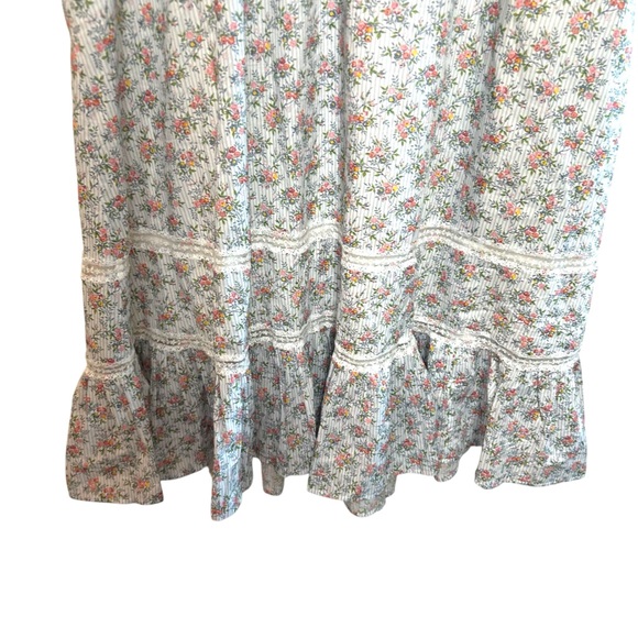 J. Crew x Liberty XXL Tiered Ruffle Dress Winding Roses  print Cottagecore - Picture 12 of 16
